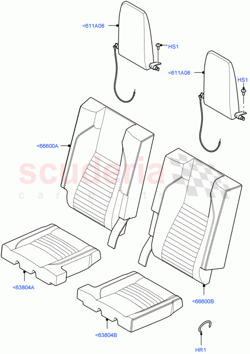 Part Diagram for Land Rover LR127140