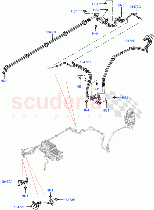 Part Diagram for Land Rover LR153534