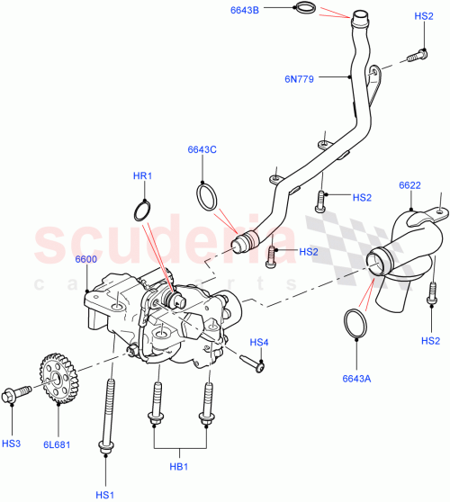 Part Diagram for Land Rover LR091562