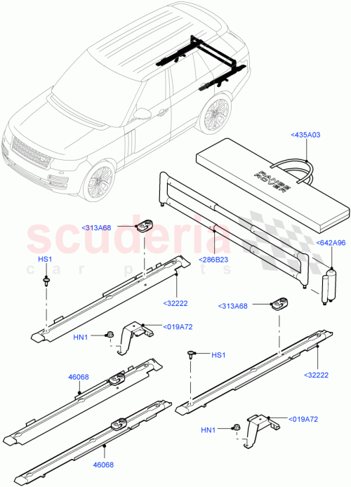 Part Diagram for Land Rover LR038105