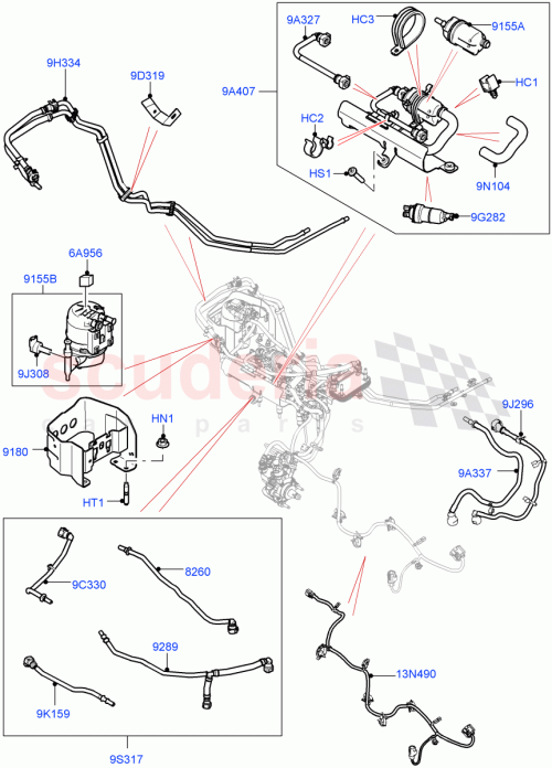 Part Diagram for Land Rover LR089534