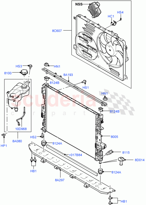Part Diagram for Land Rover LR070464