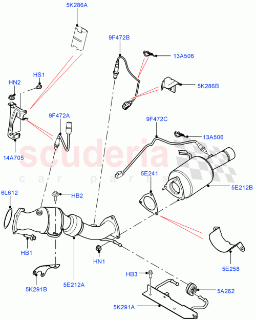 Part Diagram for Land Rover LR068417
