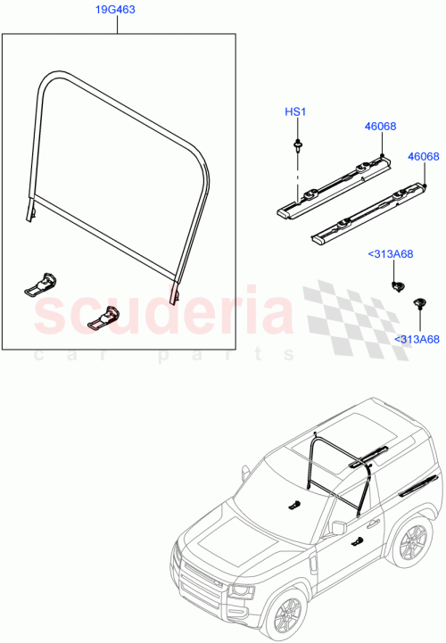 Part Diagram for Land Rover LR133512
