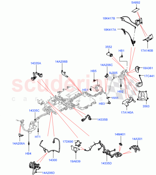 Part Diagram for Land Rover LR140161