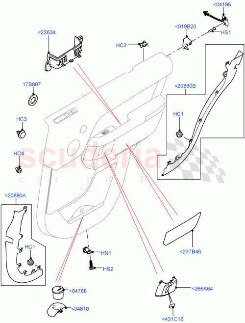 Part Diagram for Land Rover LR119519