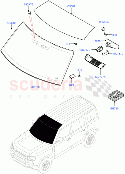 Part Diagram for Land Rover LR044886
