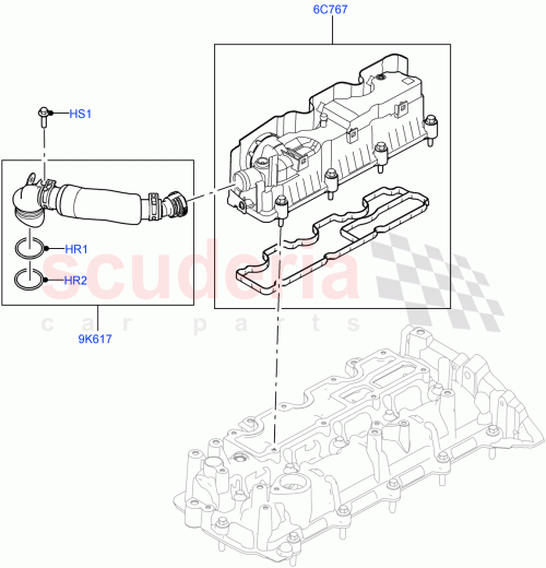 Part Diagram for Land Rover LR160001