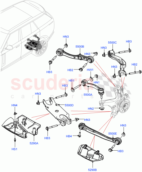 Part Diagram for Land Rover LR090528