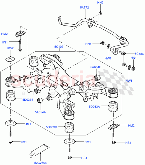 Part Diagram for Land Rover LR012786