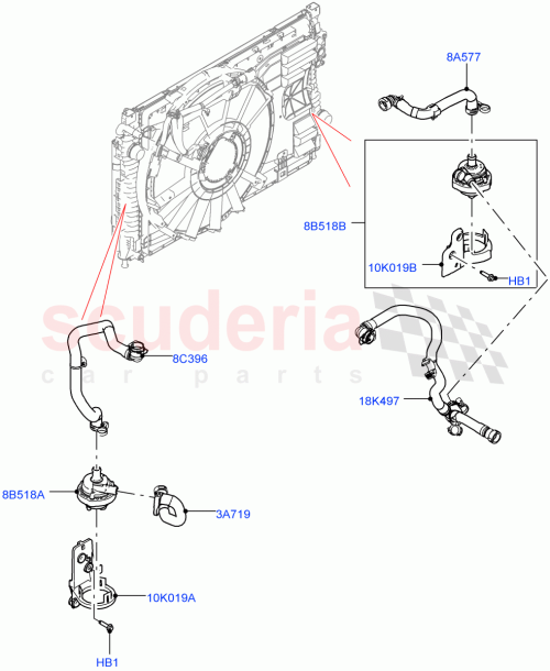 Part Diagram for Land Rover LR135306