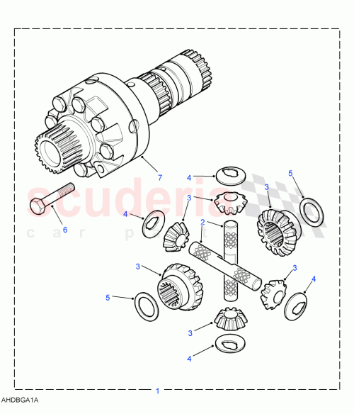 Part Diagram for Land Rover LR064535