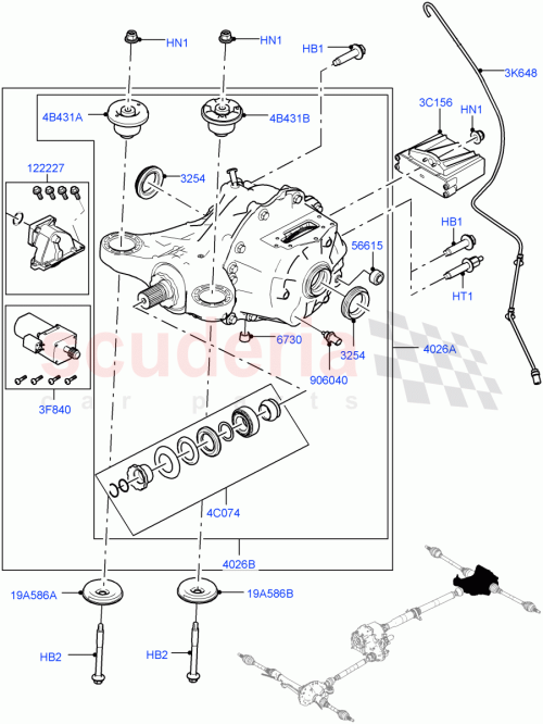 Part Diagram for Land Rover LR137482