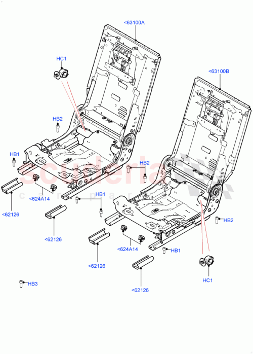 Part Diagram for Land Rover LR036945