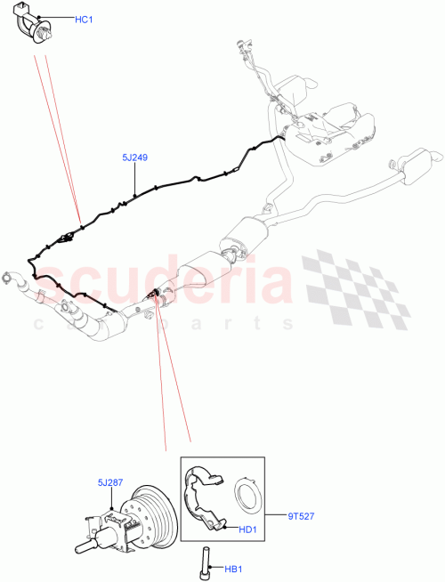 Part Diagram for Land Rover LR101745