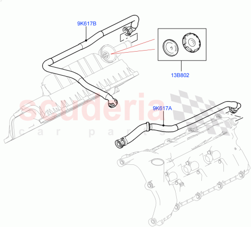 Part Diagram for Land Rover LR041667