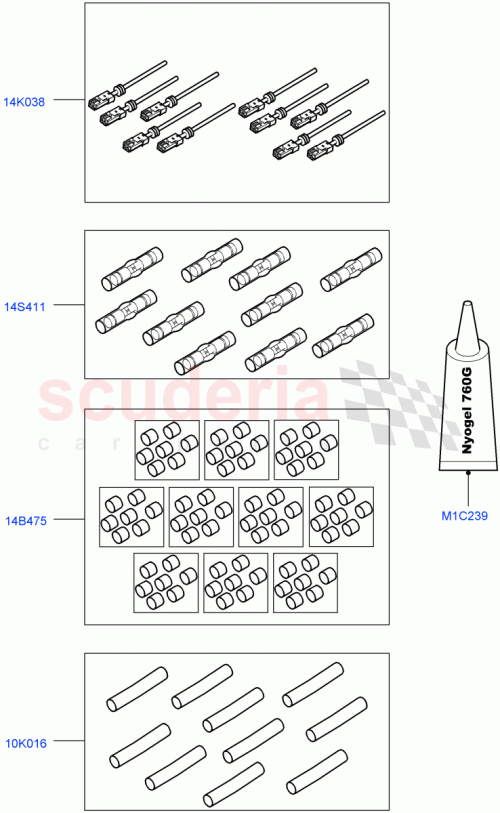 Part Diagram for Land Rover 418778