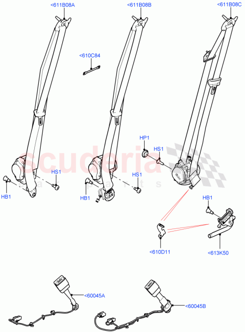 Part Diagram for Land Rover LR061310