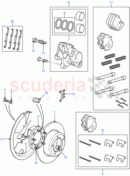 Part Diagram for Land Rover SMN000060
