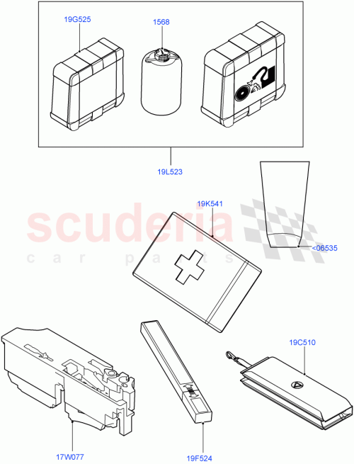 Part Diagram for Land Rover LR132634