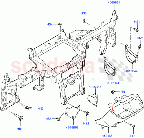 Part Diagram for Land Rover LR132135