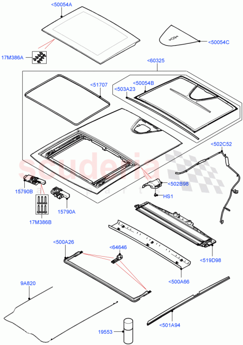 Part Diagram for Land Rover LR158462