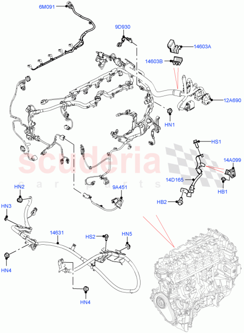 Part Diagram for Land Rover LR146094