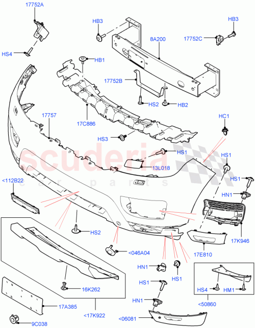 Part Diagram for Land Rover LR045048