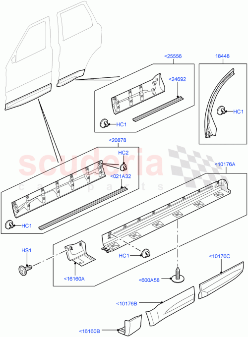 Part Diagram for Land Rover LR018176