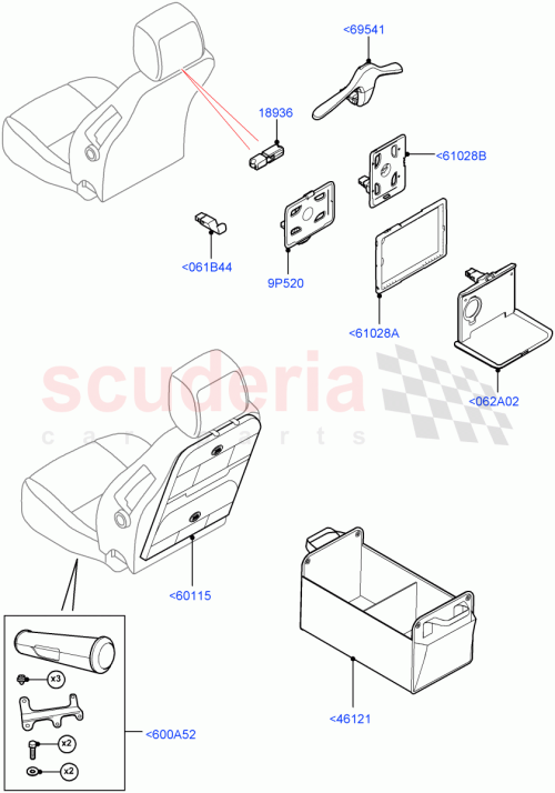 Part Diagram for Land Rover VPLYS0428