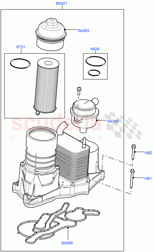 Part Diagram for Land Rover LR006427
