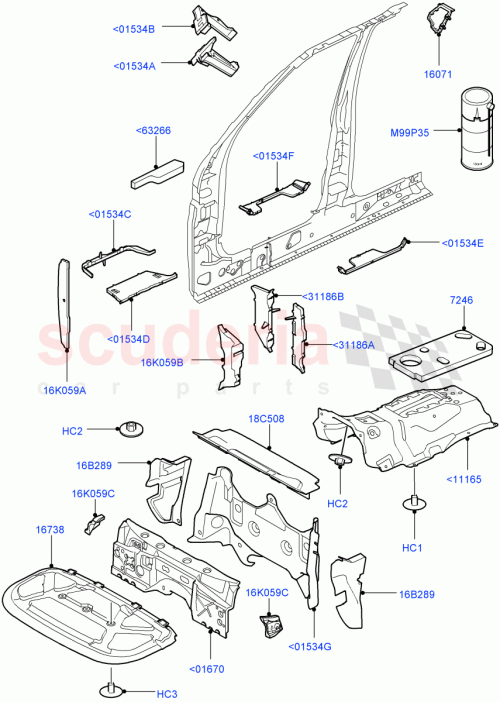 Part Diagram for Land Rover EYC500020