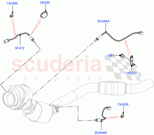 Part Diagram for Land Rover LR135843