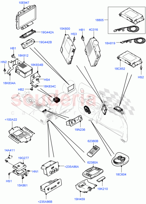 Part Diagram for Land Rover LR096498