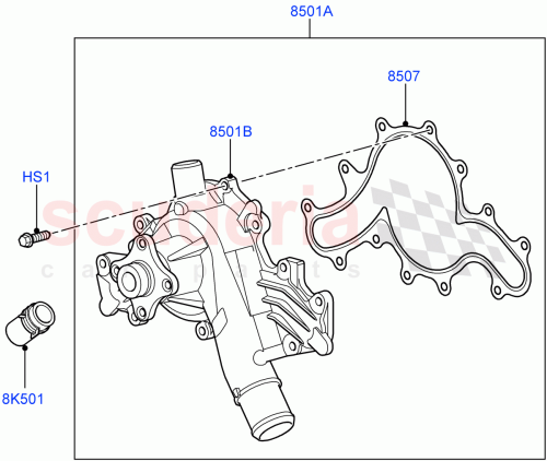 Part Diagram for Land Rover LR027547