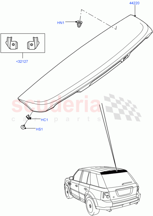 Part Diagram for Land Rover LR016236
