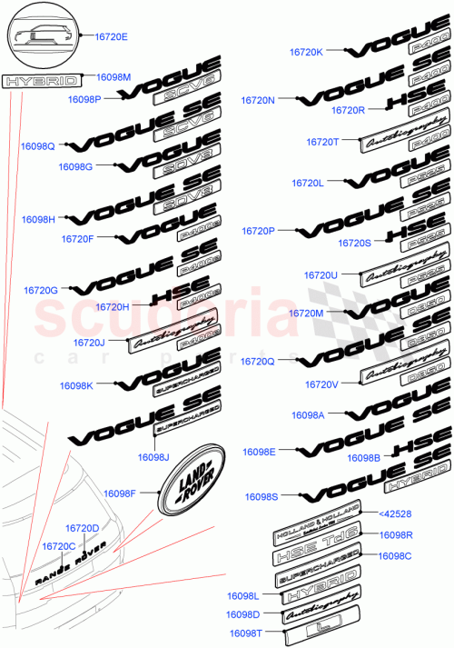 Part Diagram for Land Rover LR084203