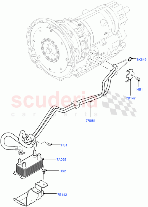 Part Diagram for Land Rover LR092829
