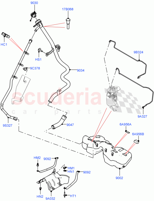 Part Diagram for Land Rover LR141728