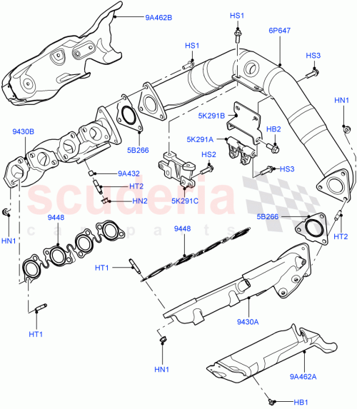 Part Diagram for Land Rover LR022753