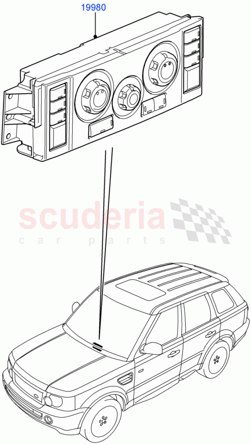 Part Diagram for Land Rover JFC501090