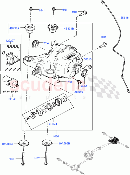 Part Diagram for Land Rover LR143209