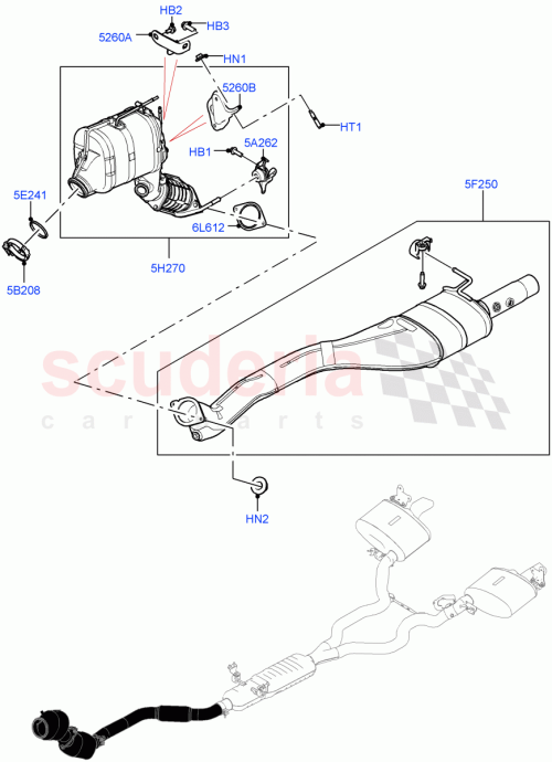 Part Diagram for Land Rover LR148894