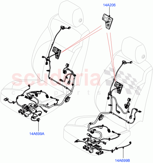 Part Diagram for Land Rover LR145825