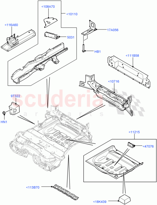 Part Diagram for Land Rover LR027571