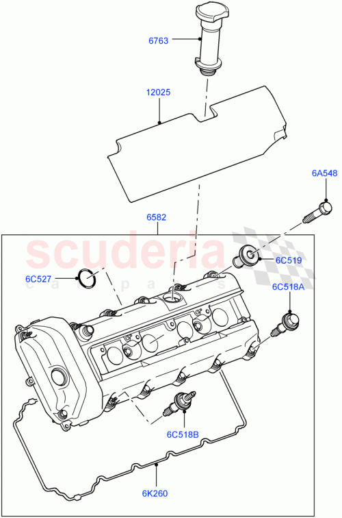 Part Diagram for Land Rover 4527537