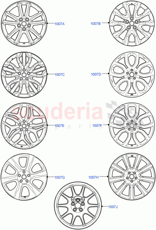 Part Diagram for Land Rover LR060548