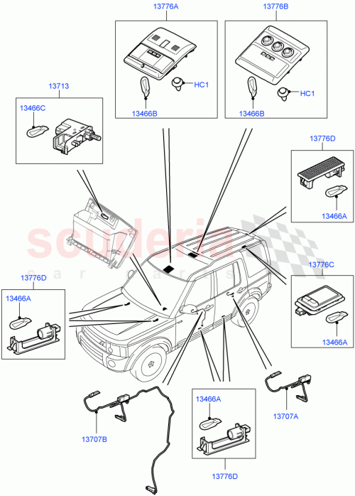 Part Diagram for Land Rover LR038071