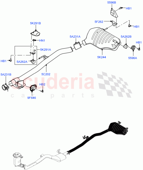 Part Diagram for Land Rover LR143255