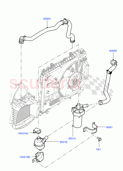 Part Diagram for Land Rover LR036545